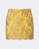 Saint Laurent Saint Laurent Floral lace miniskirt - 1