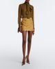 Saint Laurent Saint Laurent Floral lace miniskirt - 2
