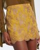 Saint Laurent Saint Laurent Floral lace miniskirt - 3