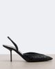 Saint Laurent Saint Laurent Folie Cassandre leather slingback pumps - 6