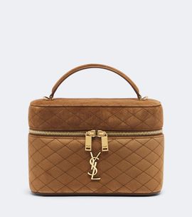 Saint Laurent Saint Laurent Gaby Large suede vanity bag