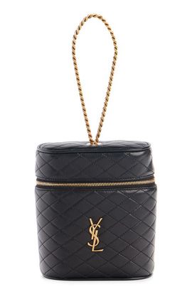 Saint Laurent Saint Laurent Gaby Leather Vertical Vanity Bag