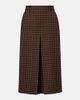 Saint Laurent Saint Laurent Gingham mid-rise wool culottes - 1