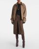 Saint Laurent Saint Laurent Gingham mid-rise wool culottes - 2