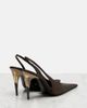 Saint Laurent Saint Laurent Goya crêpe satin slingback pumps - 3