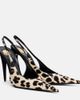 Saint Laurent Saint Laurent Guermantes calf hair slingback pumps - 1