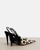 Saint Laurent Saint Laurent Guermantes calf hair slingback pumps - 3