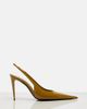 Saint Laurent Saint Laurent Guermantes patent leather slingback pumps - 5