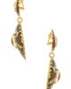 Saint Laurent Saint Laurent Harlequin Cabochons Heart Drop Earrings - 3