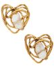 Saint Laurent Saint Laurent Heart & Rope Earrings - 1