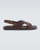 Saint Laurent Saint Laurent Helios Cassandre leather sandals - 5