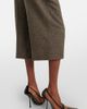Saint Laurent Saint Laurent Herringbone wool-blend Bermuda shorts - 4
