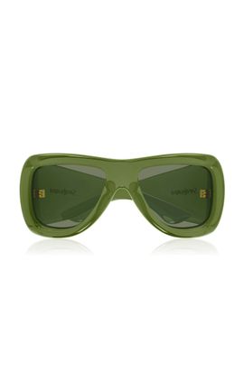 Saint Laurent Saint Laurent Howl SquareFramed Acetate Sunglasses