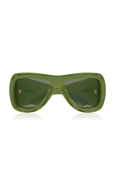Saint Laurent Saint Laurent Howl SquareFramed Acetate Sunglasses