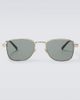 Saint Laurent Saint Laurent Hyper Rimlock rectangular sunglasses - 1