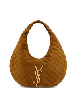 Saint Laurent Saint Laurent Icare Hobo in Quilted Suede