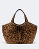 Saint Laurent Saint Laurent Icare leopard-print calf hair shopper - 1