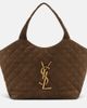 Saint Laurent Saint Laurent Icare Medium quilted suede shopper - 1