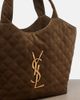 Saint Laurent Saint Laurent Icare Medium quilted suede shopper - 6
