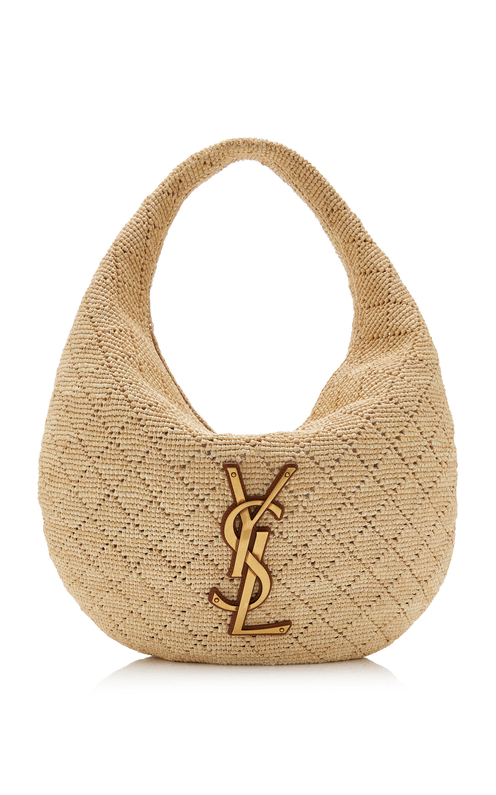 Saint Laurent Saint Laurent Icare Raffia Hobo Bag