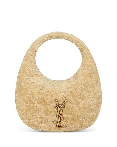 Saint Laurent Saint Laurent Icarino Bag in Shearling