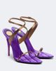 Saint Laurent Saint Laurent Ivresse embellished crêpe satin sandals - 1
