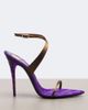 Saint Laurent Saint Laurent Ivresse embellished crêpe satin sandals - 5