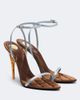 Saint Laurent Saint Laurent Ivresse embellished quilted satin sandals - 1
