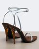 Saint Laurent Saint Laurent Ivresse embellished quilted satin sandals - 3
