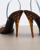 Saint Laurent Saint Laurent Ivresse embellished quilted satin sandals - 6