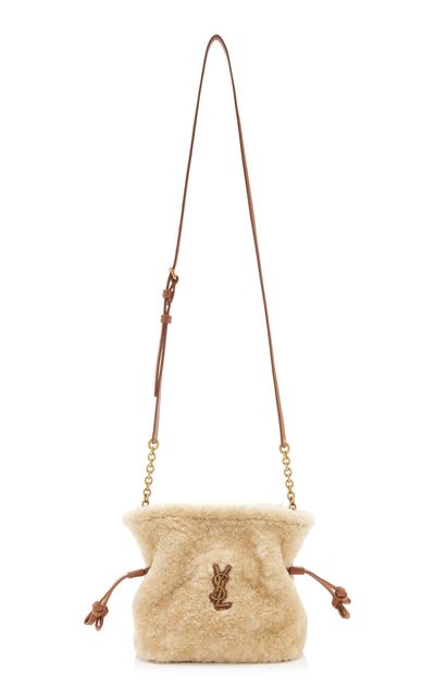 Saint Laurent Saint Laurent Jamie Mini Shearling Shoulder Pouch
