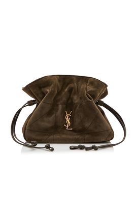 Saint Laurent Saint Laurent Jamie SuedeSatin Shoulder Pouch