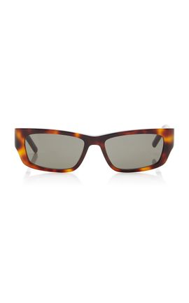 Saint Laurent Saint Laurent Jazz CatEye Acetate Sunglasses