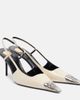 Saint Laurent Saint Laurent Jeanne leather slingback pumps - 1