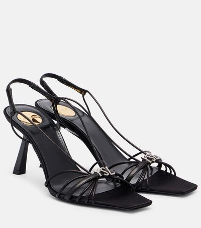Saint Laurent Saint Laurent Jerry 80 leather slingback sandals