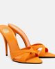 Saint Laurent Saint Laurent Kirat crêpe satin mules - 1