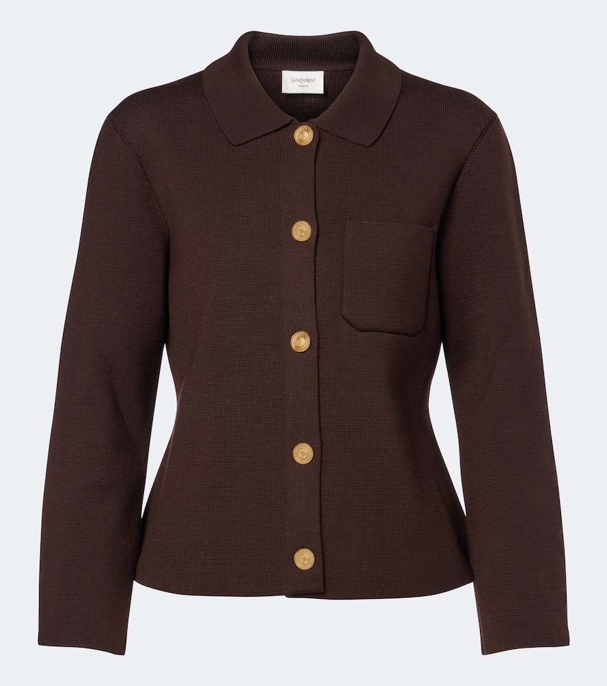 Saint Laurent Saint Laurent Knitted wool cardigan