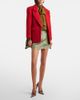 Saint Laurent Saint Laurent Lace-trimmed cotton-blend jacquard miniskirt - 2