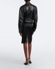 Saint Laurent Saint Laurent Lace-trimmed silk satin slip skirt - 5