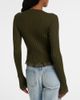 Saint Laurent Saint Laurent Lace-trimmed wool, cashmere, and silk top - 5