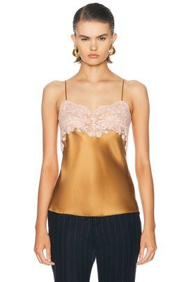 Saint Laurent Saint Laurent Lace Camisole Top