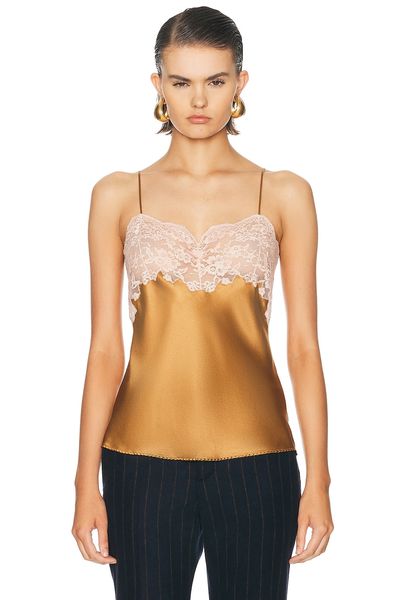 Saint Laurent Saint Laurent Lace Camisole Top