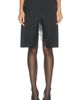 Saint Laurent Saint Laurent Lace Trimmed Satin Midi Skirt - 1