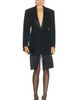 Saint Laurent Saint Laurent Lace Trimmed Satin Midi Skirt - 5