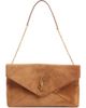 Saint Laurent Saint Laurent Large Envelope Suede Pouch on Chain - 1