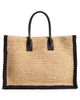 Saint Laurent Saint Laurent Large Rive Gauche Logo Woven Tote - 3