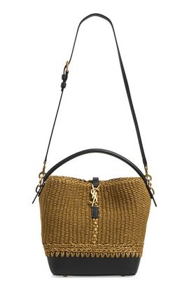 Saint Laurent Saint Laurent Le 37 Rope Leather Bucket Bag