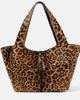 Saint Laurent Saint Laurent Le 5 Ã 7 Bea leopard-print shoulder bag - 1