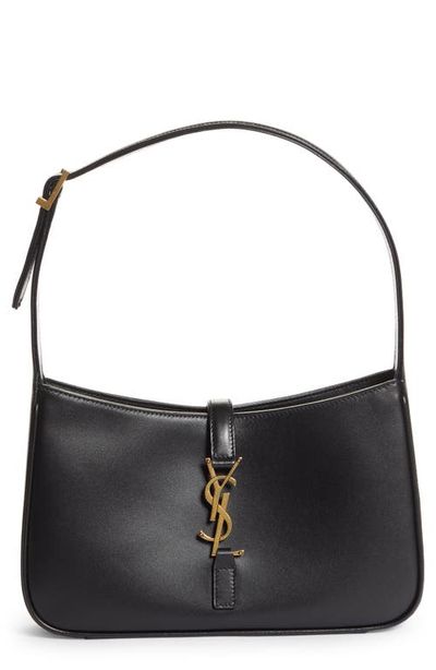 Saint Laurent Saint Laurent Le 5 à 7 Leather Hobo