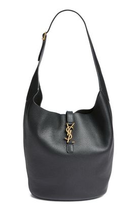 Saint Laurent Saint Laurent Le 5 À 7 Leather Hobo Bag